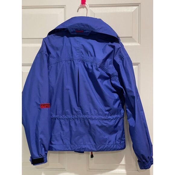 Vintage Marker LTD Vertical Light Ski/Snow Blue Jacket W/ Detachable Hood Size 6 - Picture 6 of 12